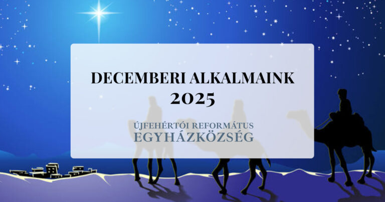 Decemberi alkalmaink